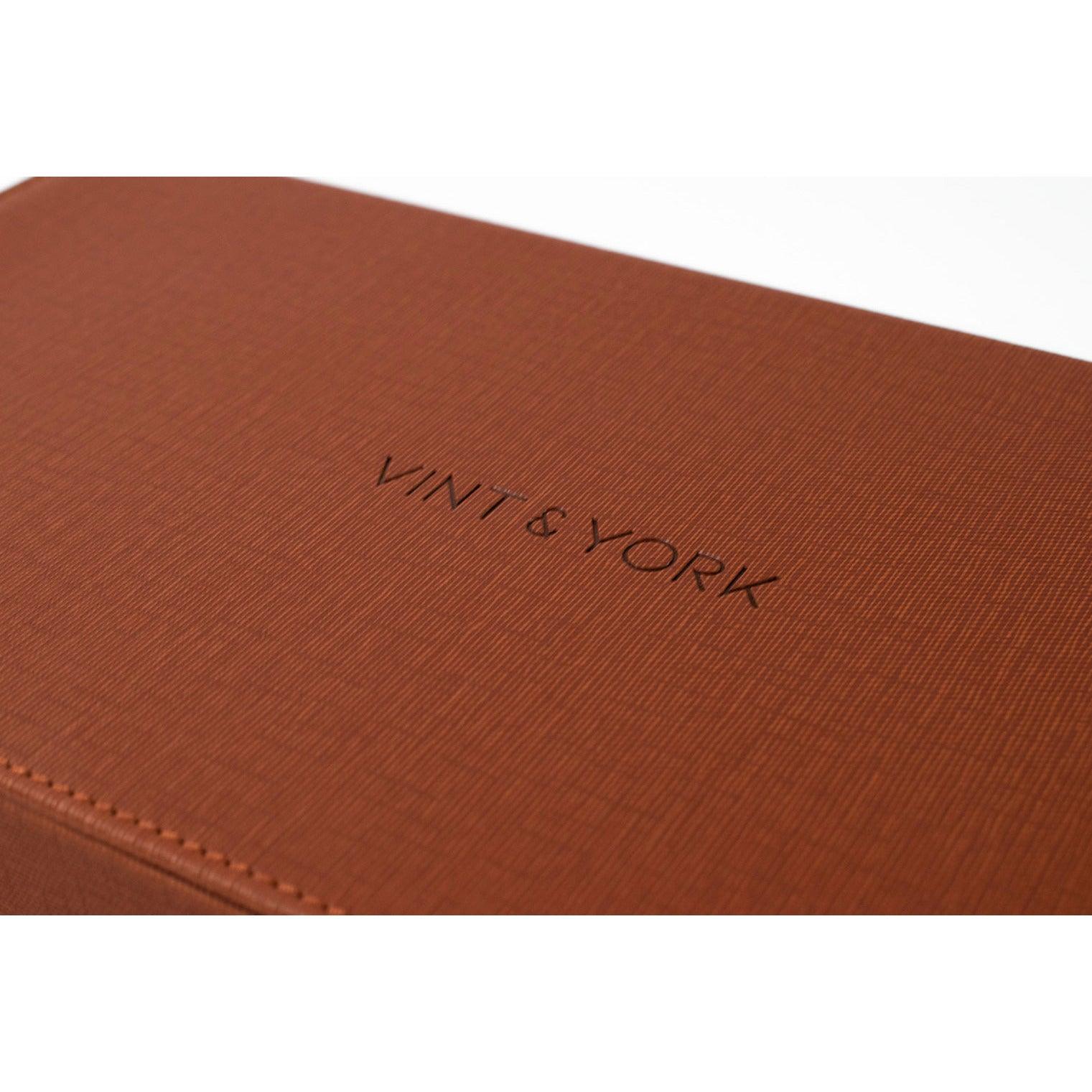 PREMIUM GLASSES PORTFOLIO CHESTNUT BROWN from Vint & York