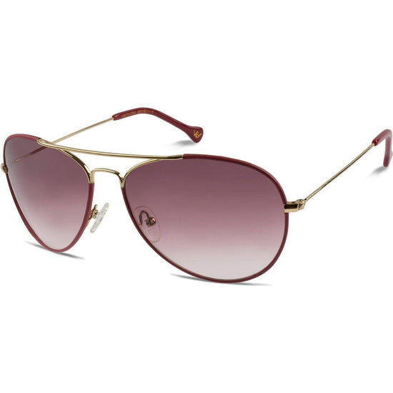 Burgundy Red with Gold side